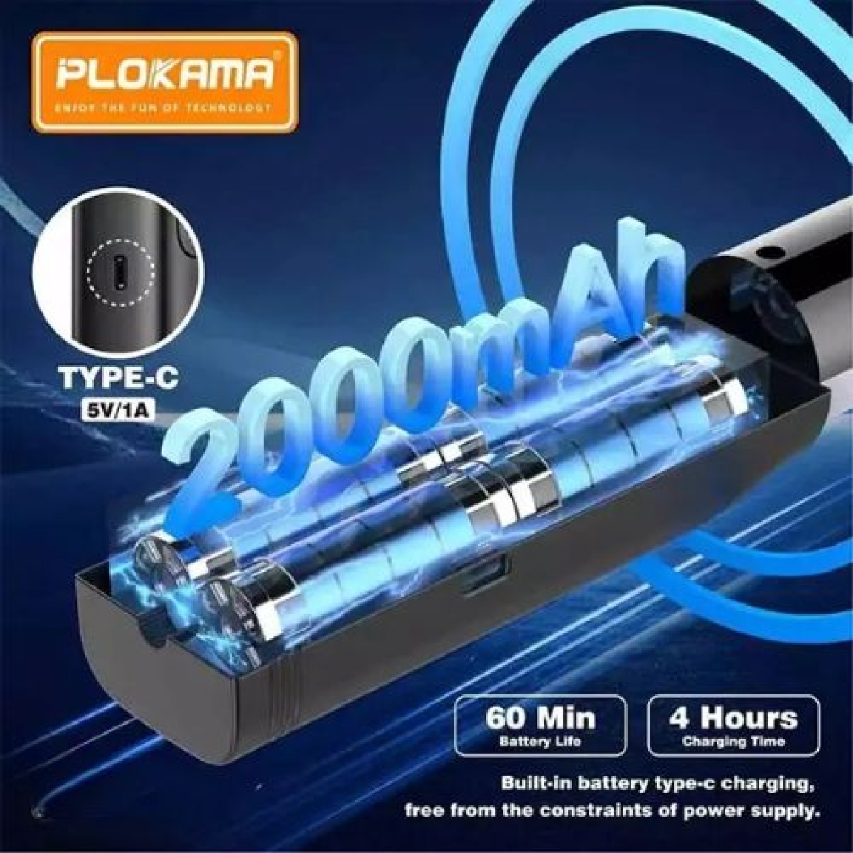 Φωτιστικό LED Stick Χειρός με Ρυθμιζόμενη Θερμοκρασία Χρώματος 2700K-6500K Plokama VL-06 - Image 3