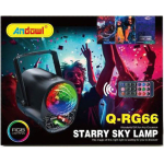 Φωτορυθμικό LED RGB 9W Με Τηλεχειριστήριο Andowl Q-RG66 - Image 3