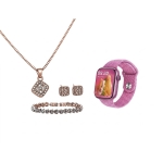 Γυναικείο Smartwatch 5 Τεμαχίων Gift Set Combo Bundle Keqiwear KW73 Mini