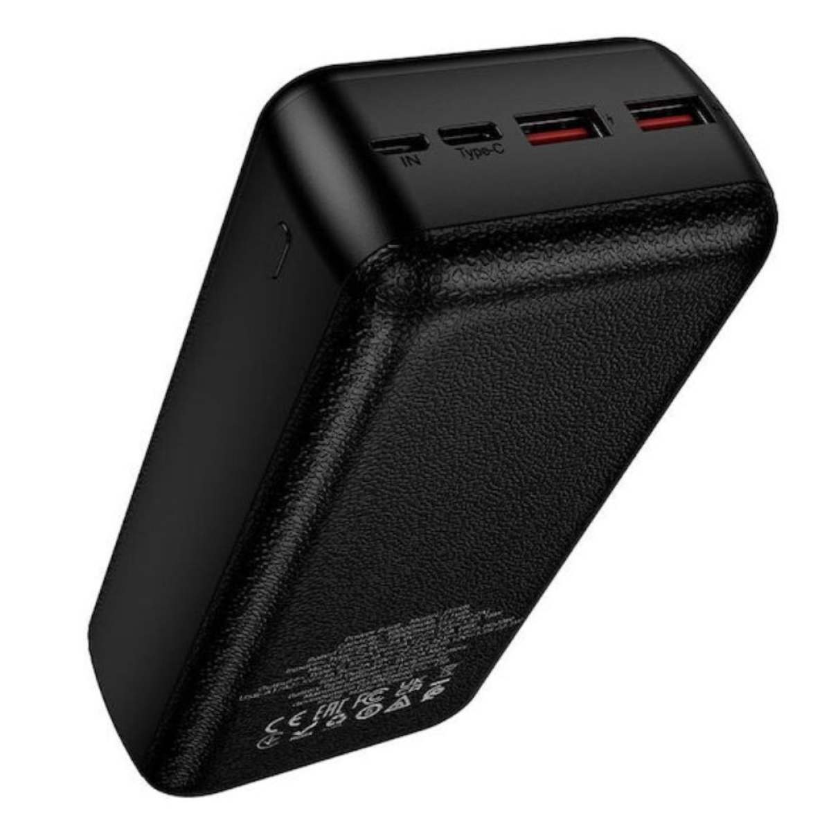 Hoco J159B Power Bank 30.000mAh 22.5W PD20W με 3 Θύρες Εξόδου Μαύρο