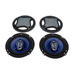 Ηχεία Αυτοκινήτου 6.5" 40W RMS 3 Δρόμων CTC-1671 PERVOI