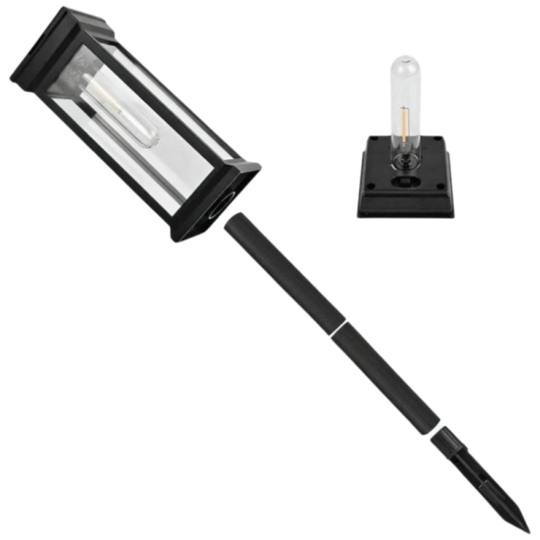 Ηλιακό Φωτιστικό Κήπου LED XF-2901 Καρφωτό Θερμό Φως