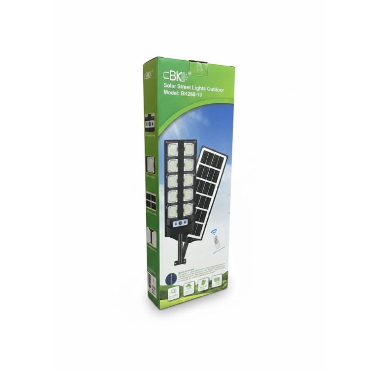 Ηλιακό LED Φωτιστικό BK260-10 με Αισθητήρα Κίνησης & Τηλεχειριστήριο