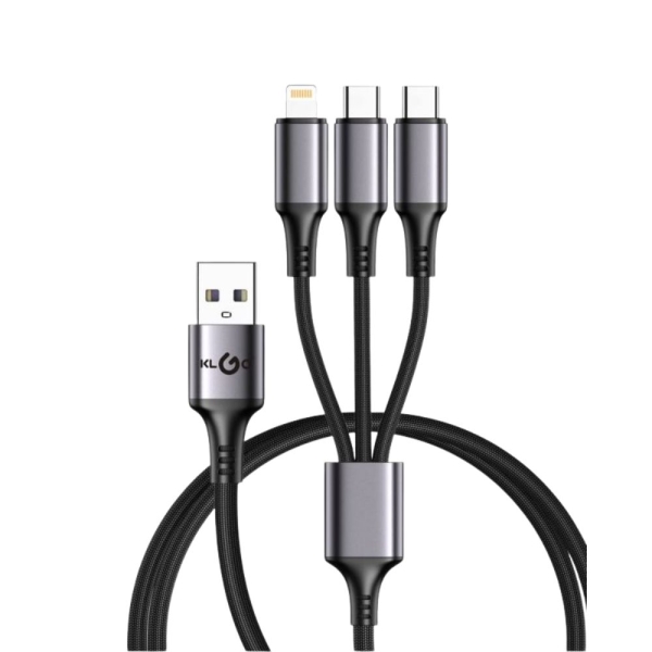 Καλώδιο Φόρτισης 3 σε 1 KLGO S-692 6A 1.2m