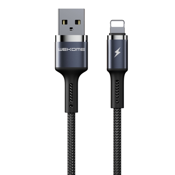 Καλώδιο Φόρτισης Και Δεδομένων USB-A Σε Lightning 1m 3A Wekome WDC-128