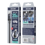 Καλώδιο Φόρτισης Και Δεδομένων USB-C Σε Lightning 1m 6A Wekome WDC-125 - Image 2