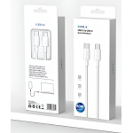 Καλώδιο Φόρτισης Και Μεταφοράς Δεδομένων USB Type-C Σε Type-C 27W Ezra DC301 - Image 2