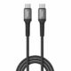Καλώδιο Γρήγορης Φόρτισης Hoco DU25 Type-C σε Type-C 100W 2M