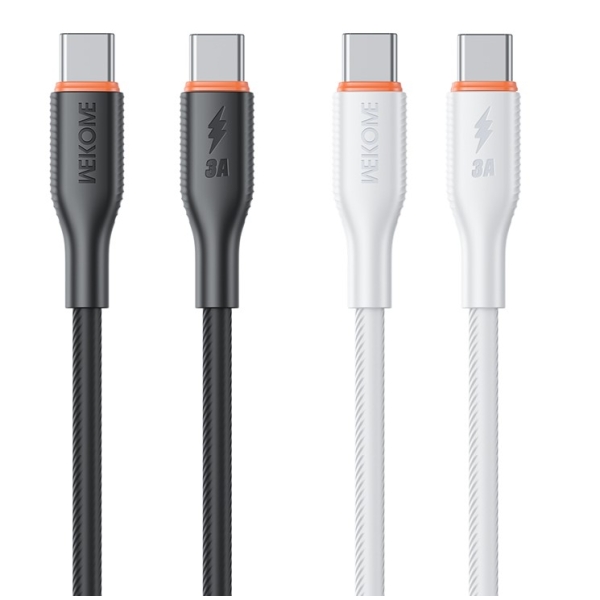 Καλώδιο Ταχείας Φόρτισης USB-C Σε USB-C 65W 1m Wekome WDC-122