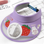Καπέλο Visor Με USB Ανεμιστήρα Και UV Προστασία 55014-2 - Image 8