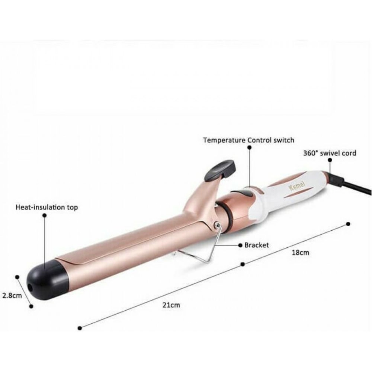 Kemei KM-760A Ψαλίδι Μαλλιών για Μπούκλες 28mm