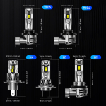 Λάμπες LED Αυτοκινήτου H7 A500 N79 70W 18000LM 6500K IP68 Novsight - Image 4