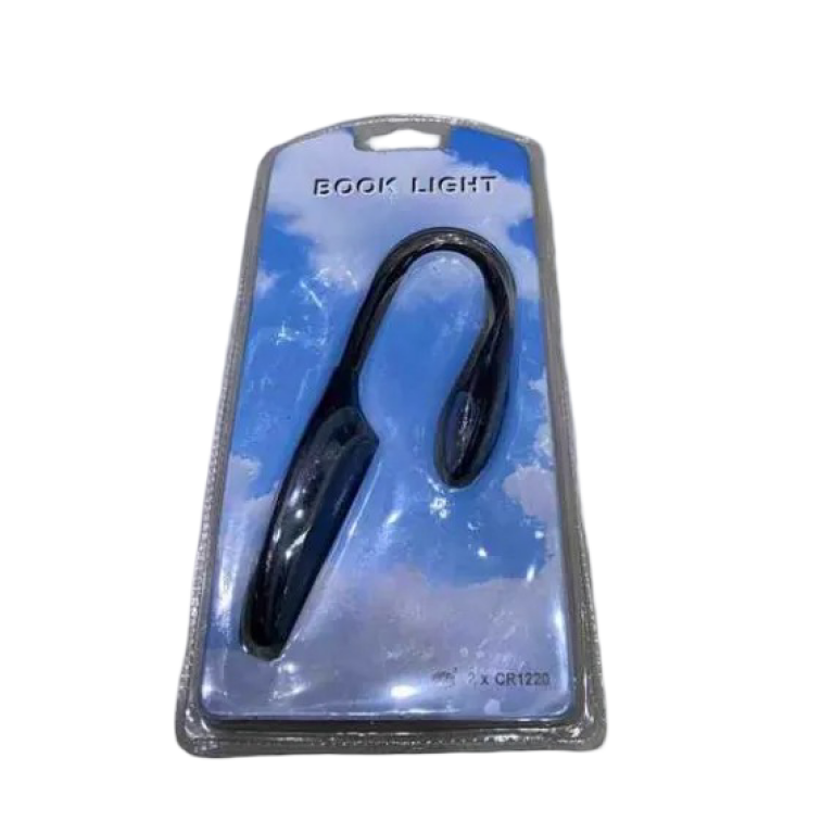 LED Φωτιστικό Ανάγνωσης Βιβλίου Book Light Μαύρο
