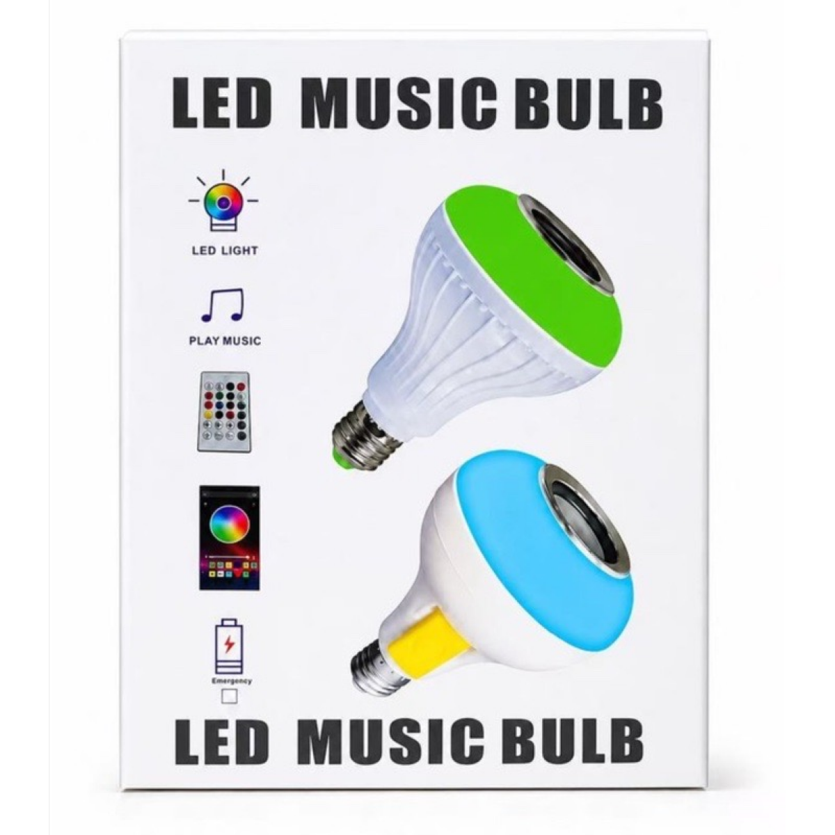 LED Music Bulb RGB Λάμπα με Bluetooth Ηχείο & Τηλεχειριστήριο SL-61 - Image 2