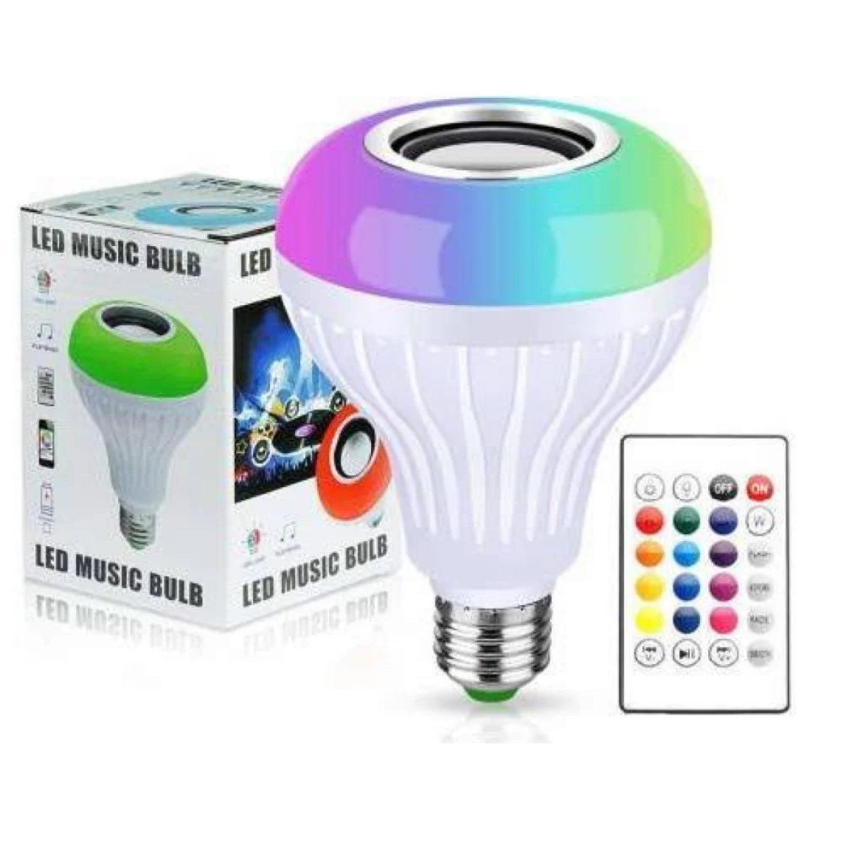 LED Music Bulb RGB Λάμπα με Bluetooth Ηχείο & Τηλεχειριστήριο SL-61 - Image 6