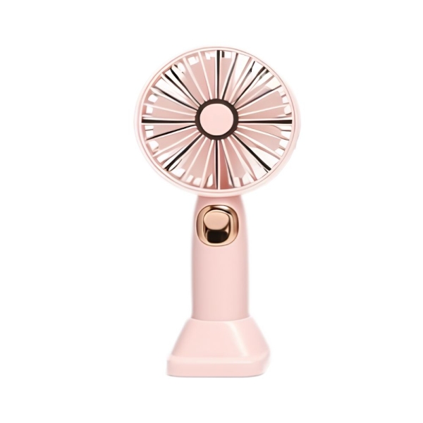 Mini Ανεμιστηράκι Χειρός USB Επαναφορτιζόμενο με Βάση HX13A