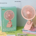 Mini Ανεμιστήρας USB Diandi DD-8025 με Κλιπ & Φωτισμό