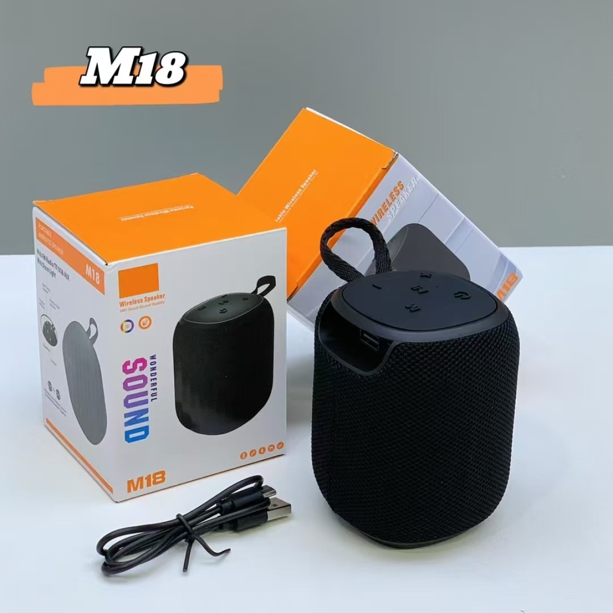 Mini Bluetooth Ηχείο 5W Φορητό Wireless Speaker για Outdoor & Party M18 - Image 2