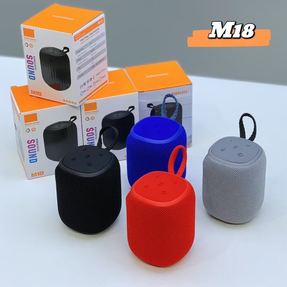 Mini Bluetooth Ηχείο 5W Φορητό Wireless Speaker για Outdoor & Party M18 - Image 4