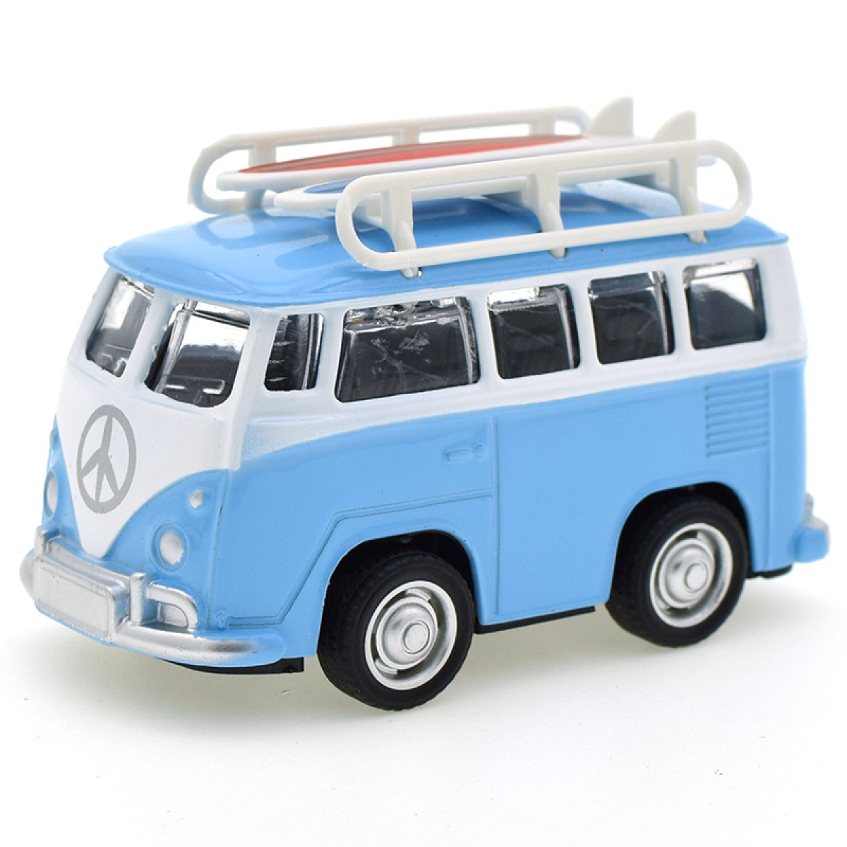 Μινιατούρα Retro Λεωφορείο Diecast 1:43 Με Pull Back Λειτουργία 5313-12 - Image 2