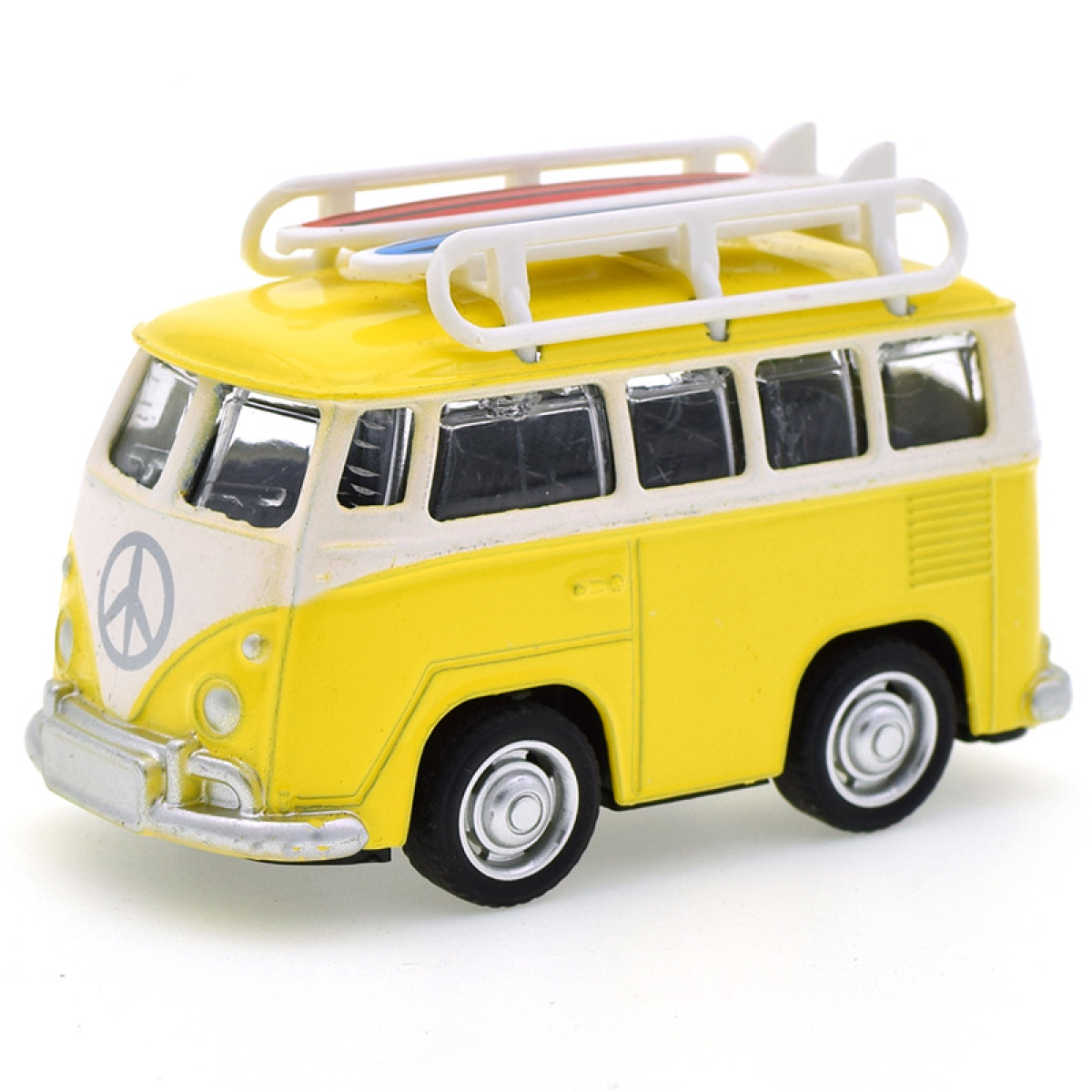 Μινιατούρα Retro Λεωφορείο Diecast 1:43 Με Pull Back Λειτουργία 5313-12 - Image 6
