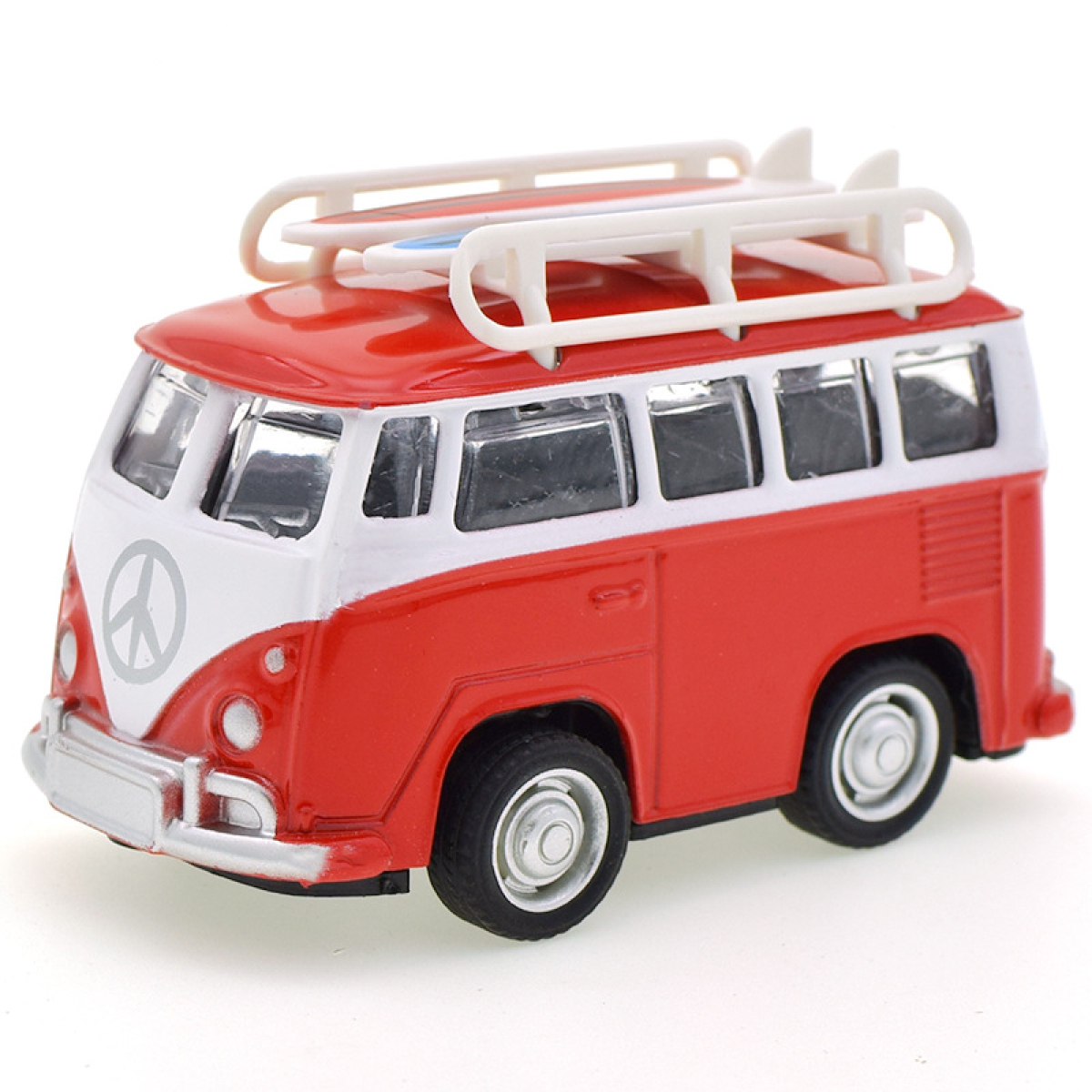 Μινιατούρα Retro Λεωφορείο Diecast 1:43 Με Pull Back Λειτουργία 5313-12 - Image 5