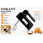 Μίξερ Χειρός 200W με 5 Ταχύτητες Μαύρο Sokany SK-02047 - Image 3