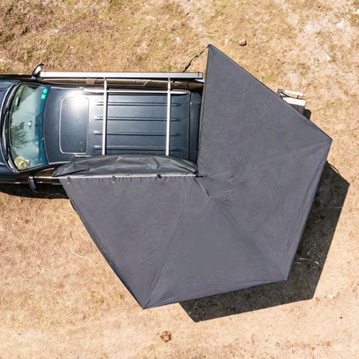 Πλαϊνή Τέντα Σκίασης Αυτοκινήτου 270° 2.5μ με LED Φωτισμό