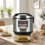 Πολυμάγειρας Ρυζιού 700W με Ψηφιακή Οθόνη & Κεραμική Κατσαρόλα Sokany SK-07051 - Image 5