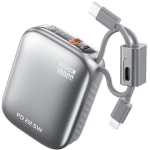 Power Bank 10000mAh 22.5W Με Ενσωματωμένα Καλώδια Type-C Και Lightning Wekome F97 - Image 2