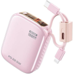 Power Bank 10000mAh 22.5W Με Ενσωματωμένα Καλώδια Type-C Και Lightning Wekome F97 - Image 3