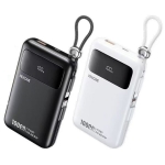 Power Bank 20000mAh Με Ενσωματωμένα Καλώδια Lightning Και Type-C Wekome AS-170