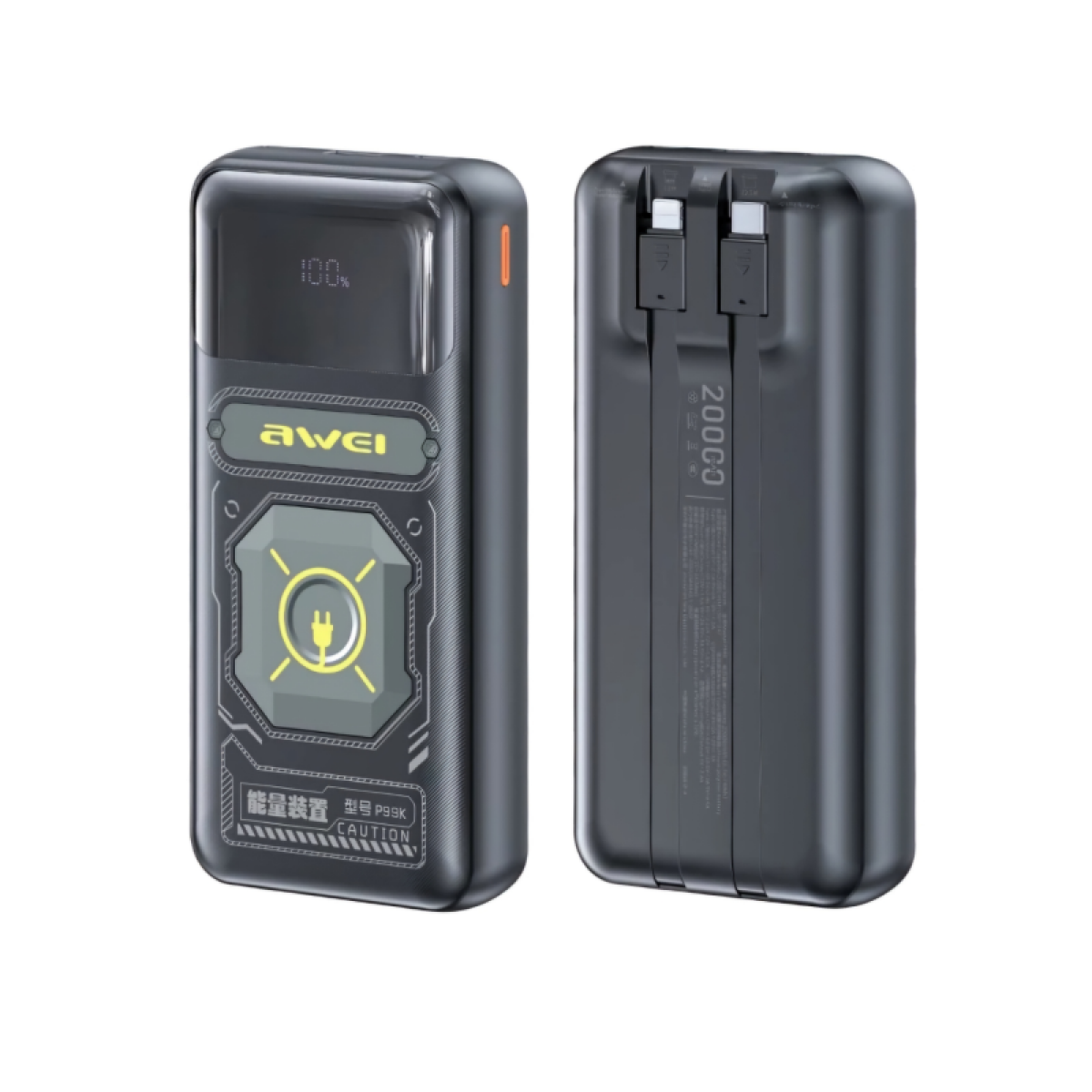 Power Bank γρήγορης φόρτισης 20000mAh Awei P99K - Image 5