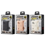 Power Bank Ταχείας Φόρτισης 20000mAh 65W Με Ενσωματωμένο Type-C Καλώδιο Wekome WP-117 - Image 2