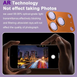 Προστατευτικό Κάμερας iPhone 17 Pro 9H+ Tempered Glass Full Cover - Image 8