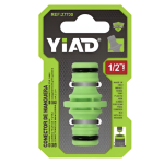 Ρακόρ Ένωσης Λάστιχου Ποτίσματος 1/2" 13mm YiAD 27730 - Image 2
