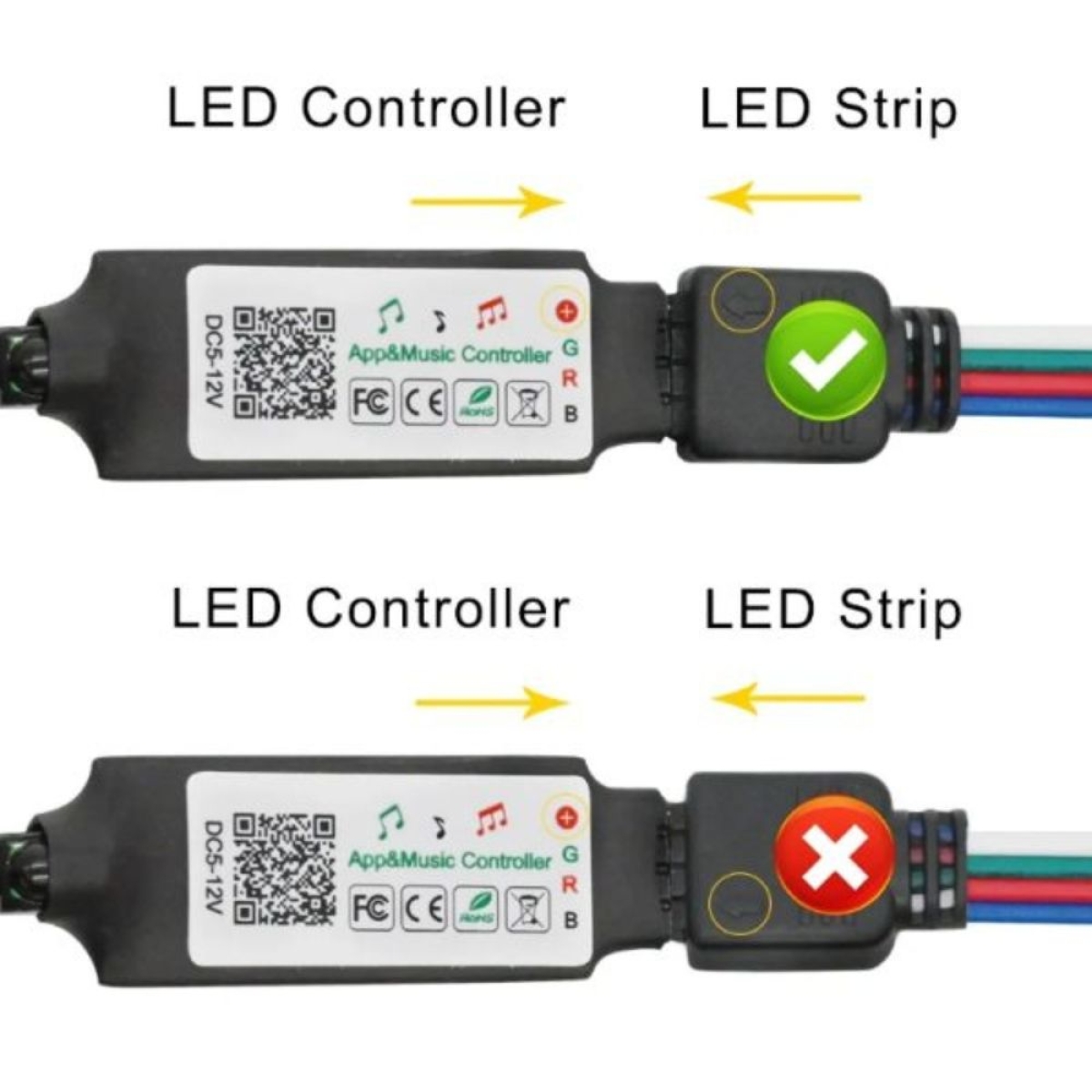 RiXME RGB LED Ταινία 5m με App Control & Τηλεχειριστήριο USB 5V