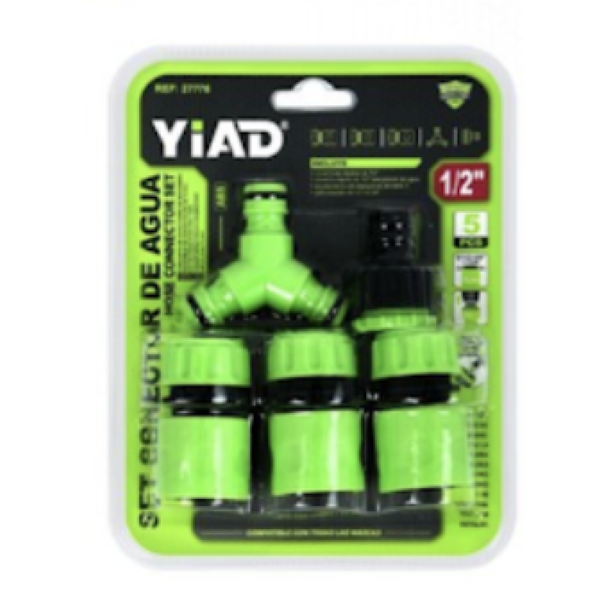 Σετ Ταχυσυνδέσμων Ποτίσματος 1/2” 5τμχ YiAD 27776 - Image 2