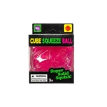Squishy Παιχνίδι Anti-Stress Κύβος Squeeze με Glitter