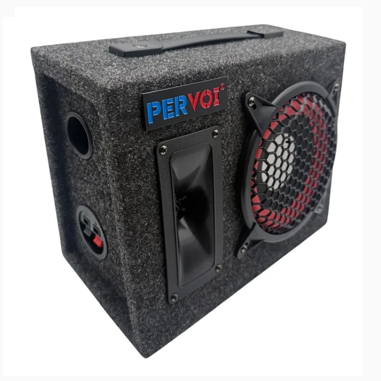Subwoofer Αυτοκινήτου 1200W Με Διπλά Γούφερ 8" Pervoi