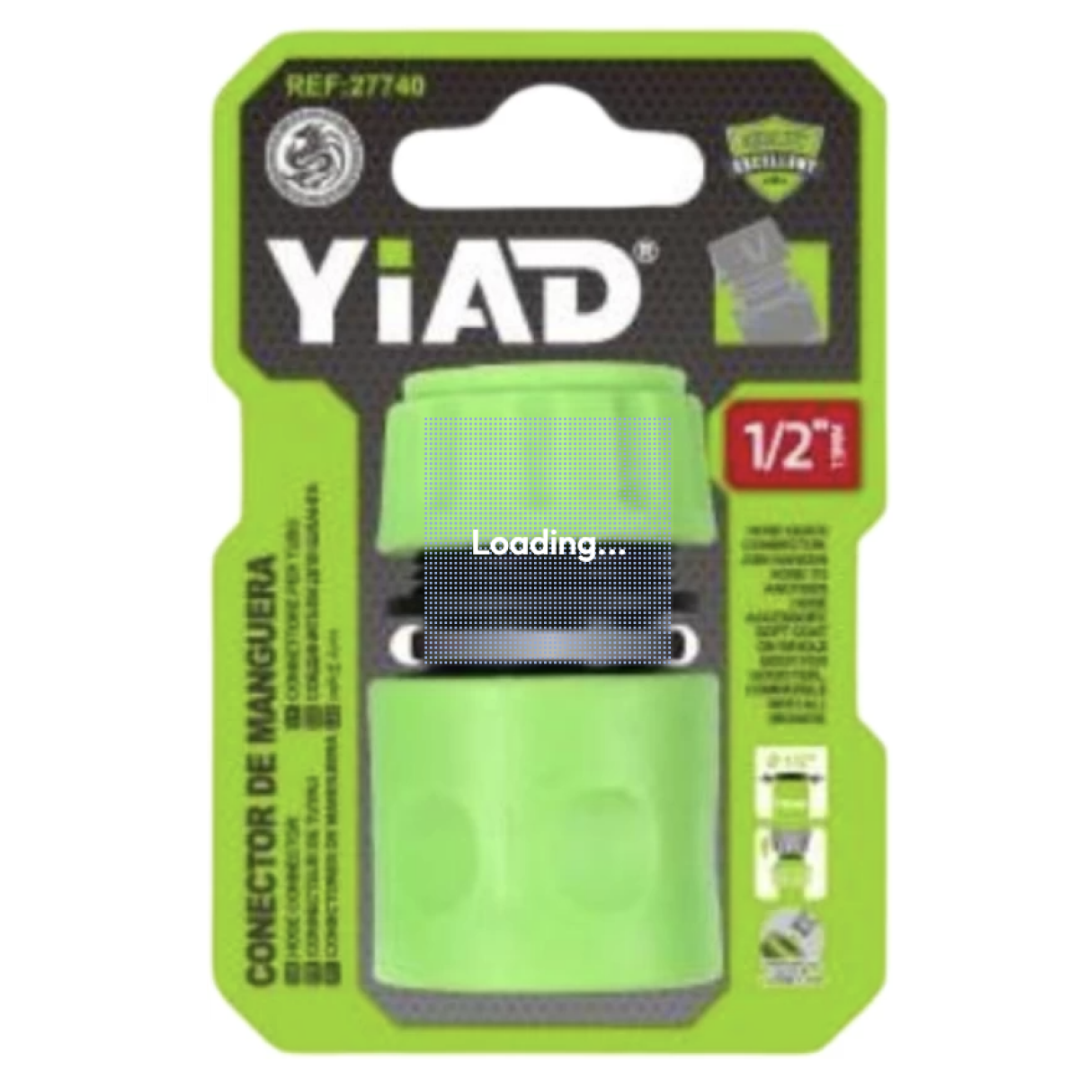 Σύνδεσμος Λάστιχου Κήπου 13mm ABS YiAD 27740 - Image 2