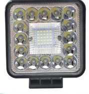 Τετράγωνος Led Προβολέας Αυτοκινήτου 41 Led 123W Aerbes Ab-Q632-3