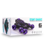 Τηλεκατευθυνόμενο Stunt Chariot 6x6 με Water Bomb, Χειριστήριο, Drift & Φώτα LED