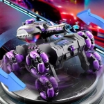 Τηλεκατευθυνόμενο Stunt Chariot 6x6 με Water Bomb, Χειριστήριο, Drift & Φώτα LED