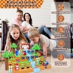 ToyUnited Μαγνητικά Τουβλάκια 100 Τεμαχίων STEM Montessori Παιχνίδι Κατασκευών B40 - Image 6