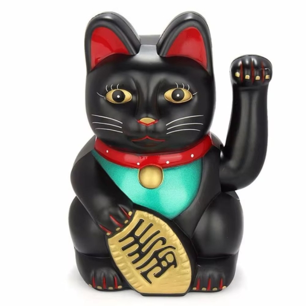 Τυχερή Γάτα Maneki Neko με Κινούμενο Χέρι