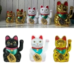 Τυχερή Γάτα Maneki Neko με Κινούμενο Χέρι
