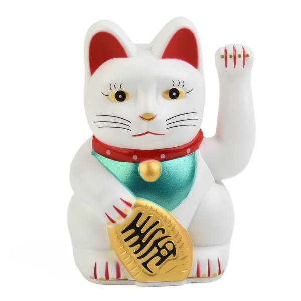 Τυχερή Γάτα Maneki Neko με Κινούμενο Χέρι