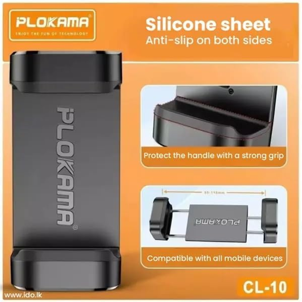 Βάση Κινητού Universal Για Τρίποδο Και Light Stand Plokama CL-10 - Image 2