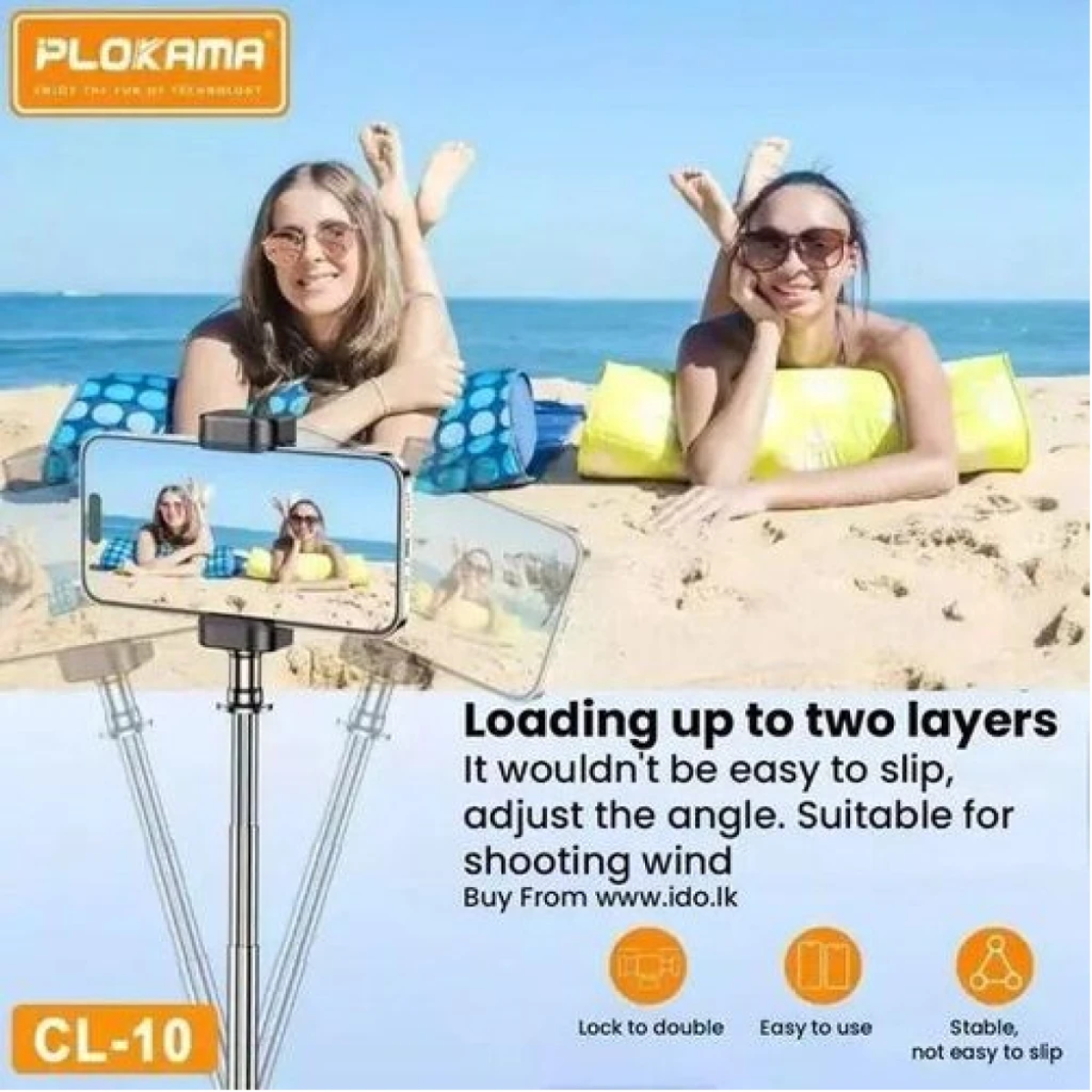 Βάση Κινητού Universal Για Τρίποδο Και Light Stand Plokama CL-10 - Image 6